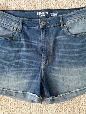Denizen by Levi's High-Rise Blue Denim Shorts